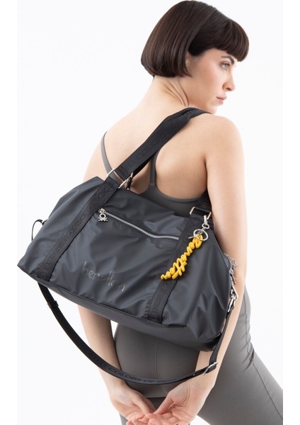 Kadın Büyük Boy Omuz veya Seyehat Çantası BNT1575 - Siyah modelleri