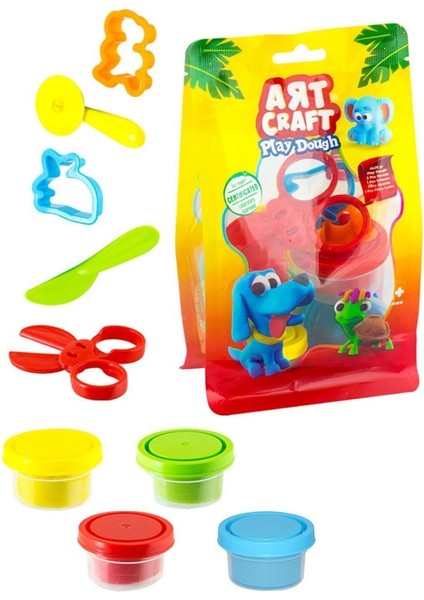 4'lü Poly Bag Oyun Hamuru Seti modelleri