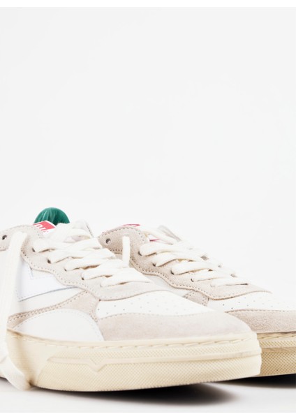 Beyaz - Yeşil Erkek Sneaker Hyper indirimleri