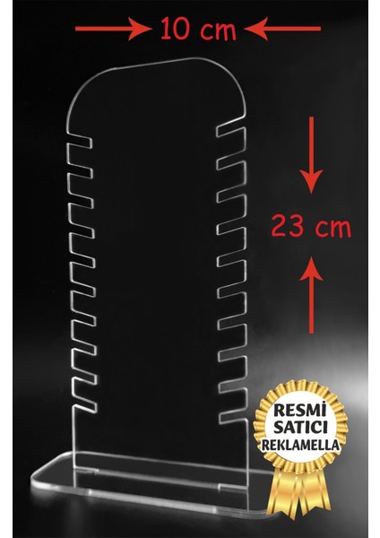 Şık Beyaz Pleksi Kolye ve Takı Organizer Standı, Dekoratif ve Kullanışlı Tasarım fiyatları