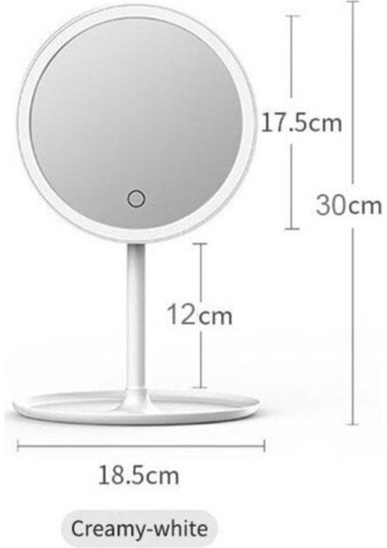 Şarjlı Dokunmatik Ayarlanabilir LED Işıklı Makyaj Aynası fırsatları