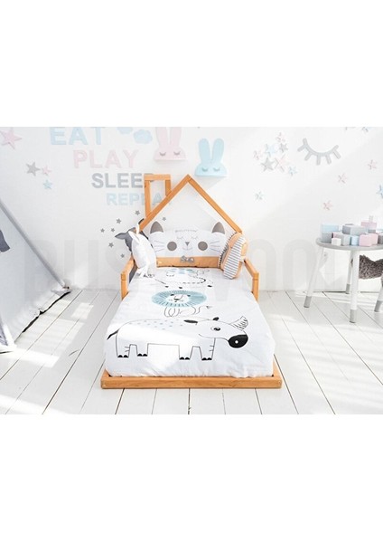 Ahşap Montessori Karyola - Masif Ahşap Karyola - Montessori Çocuk ve Bebek Yatak Opmont-01 60X120 cm fiyatları