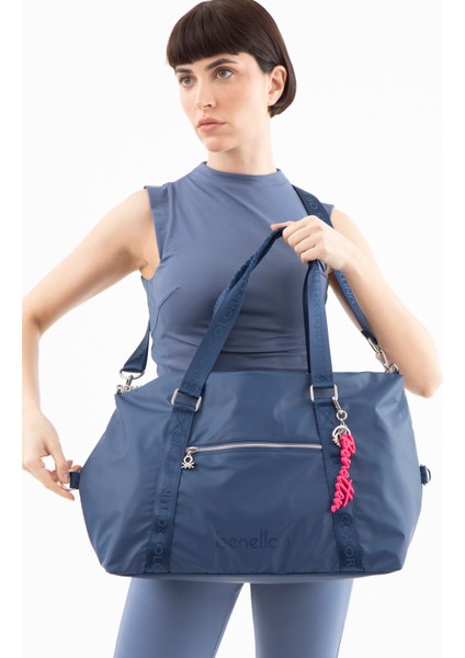 Kadın Büyük Boy Omuz veya Seyehat Çantası BNT1575 - Lacivert fiyatları