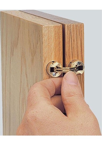 Silindir Masa Menteşesi Pirinç 12MM (2 Adet)