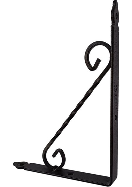 Ferforje Raf Altı Metal L Ayak - 20X15 cm 2 Adet