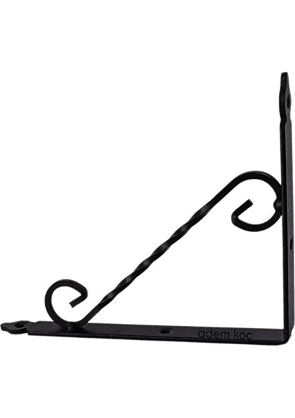 Ferforje Raf Altı Metal L Ayak - 20X15 cm 2 Adet