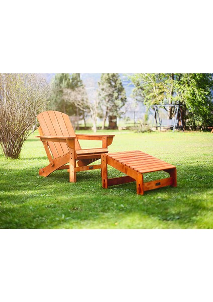 Adirondack Ayak Uzatma Standı Gri