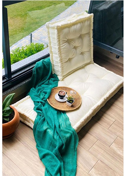 Fransız Yer Minderi 60X120 Puf Tv Minderi, Balkon Minderi, Palet Minderi, Kış Bahçesi Minderi, Çocuk Minderi, Koltuk Minderi, Koyu Yeşil