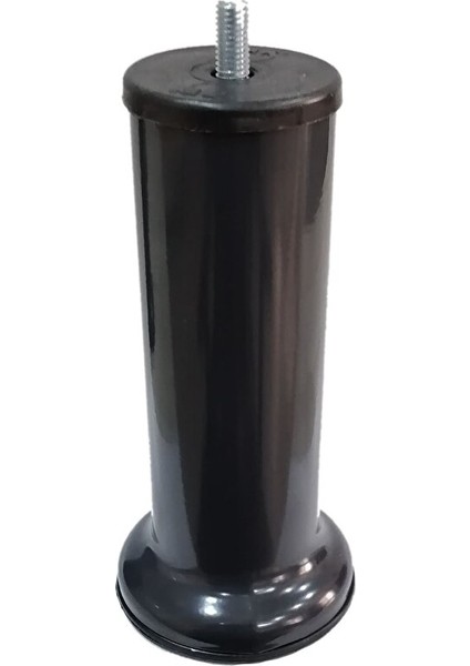 Baza Ayağı Koltuk Ayağı Kanepe Ayağı Antrasit Gri 15 cm 3/8" Kalın Dişli