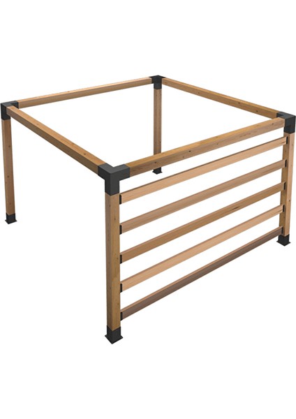 4 x 14 Ahşap Kirişler Için Soflex Pergola Kiriş ve Küpeşte Braketi 8 Parça fırsatları