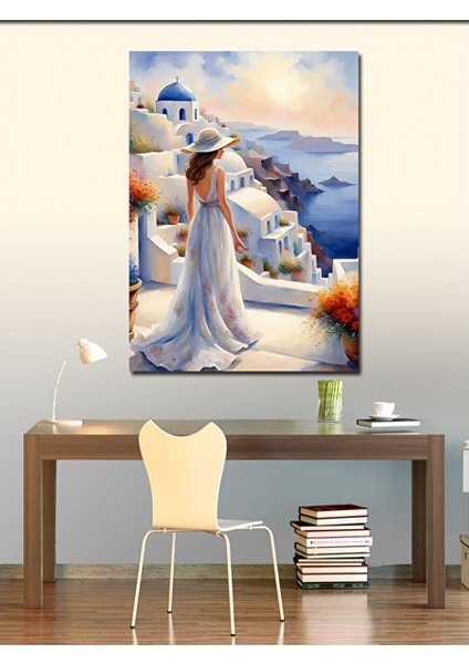 Kanvas Tablo Beyaz Elbise 50X70 cm fiyatları