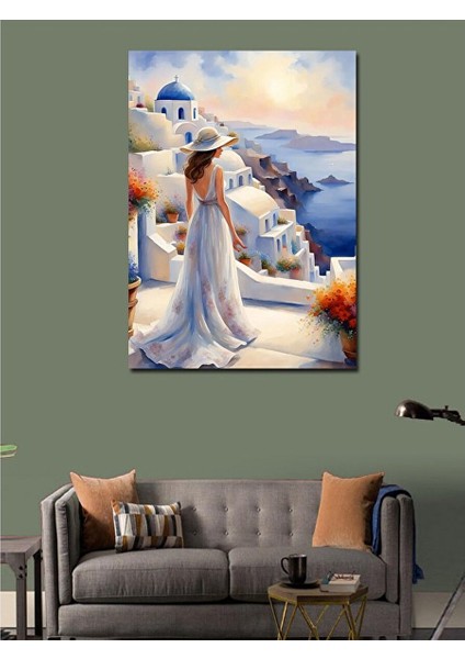 Kanvas Tablo Beyaz Elbise 50X70 cm modelleri