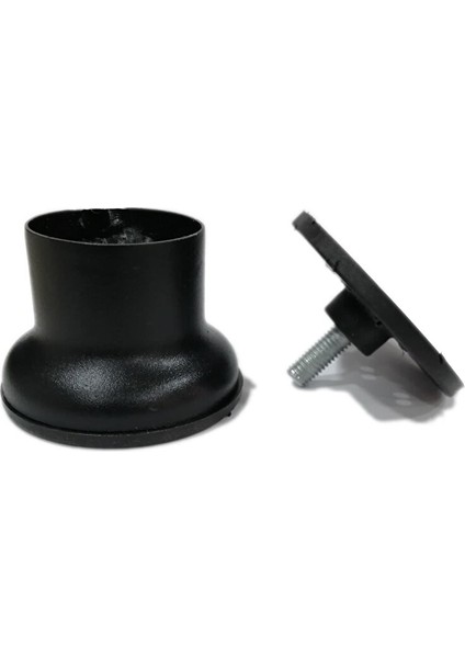 5 cm Çap 42 mm Ayarlı Metal Dolap Vestiyer Komidin Baza Ayağı Siyah 4 Adet modelleri