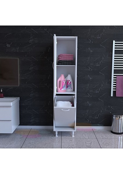 Istanbul 35X136 cm Banyo Düzenleyici Detarjan Temizlik Havlu Dolabı fiyatları