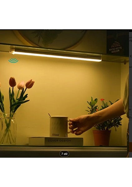 Dokunmati̇k 120 cm Alemi̇nyum Gün Işigi LED ( Led+Adaptör+Montaj Aparat)
