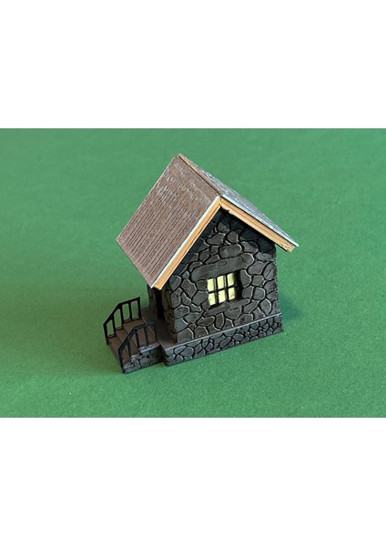 Taş Pompa Evi Ho Ho Ölçeği (Sadece Plastik Aparattır!!!) 3D fiyatları