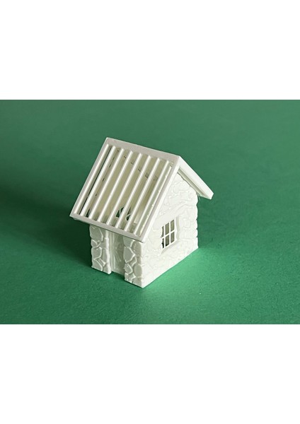 Taş Pompa Evi Ho Ho Ölçeği (Sadece Plastik Aparattır!!!) 3D modelleri