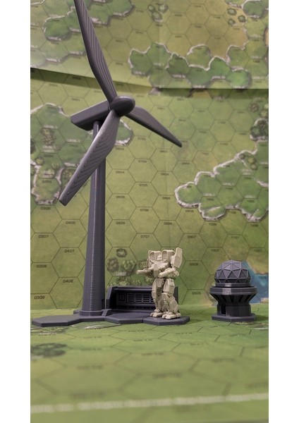 6mm Rüzgar Türbini - Altıgen ve Altıgen (Sadece Plastik Aparattır!!!) 3D fiyatları