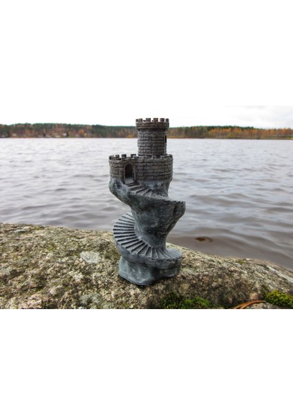 Spiral Kulesi (Sadece Plastik Aparattır!!!) 3D