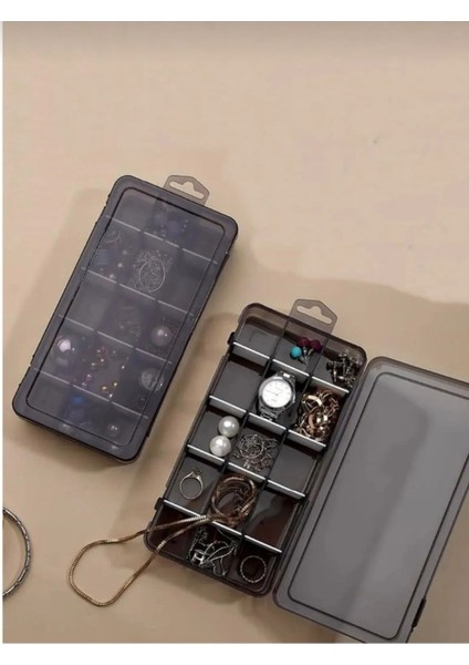 Çok Renkli 15 Bölmeli Kapaklı Takı ve Dikiş Saklama Kutusu modelleri