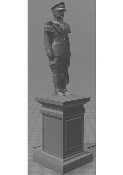 Imperium'un Kahramanları ve Generalleri (Heykeller) - WH40K (Sadece Plastik Aparattır!!!) 3D