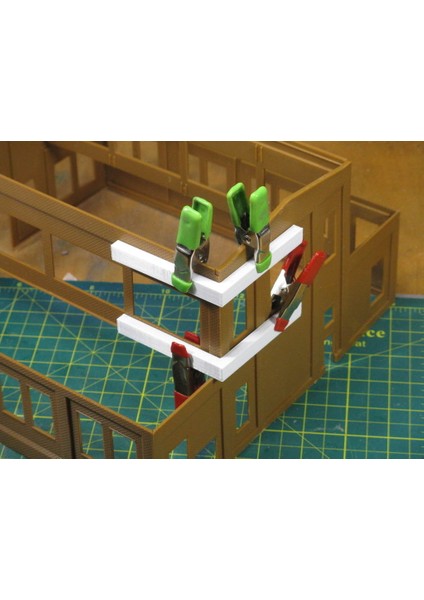 Köşeleri Yapıştırma Için Ho Ölçek Açıları (Sadece Plastik Aparattır!!!) 3D