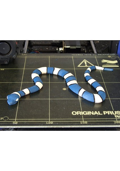 Çizgili Yılan (Çok Renkli) (Sadece Plastik Aparattır!!!) 3D fiyatları
