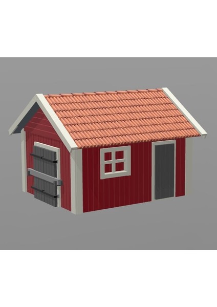 H0 / Ho Ölçeği Shed (Sadece Plastik Aparattır!!!) 3D fiyatları