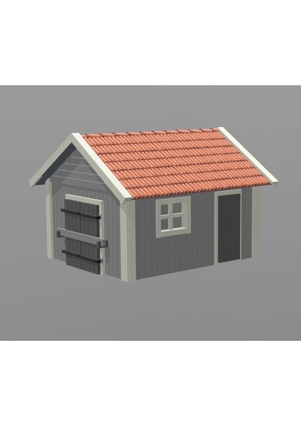 H0 / Ho Ölçeği Shed (Sadece Plastik Aparattır!!!) 3D modelleri