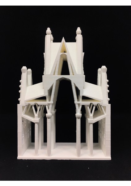 Kutsal Aile Barselona'nın Iç Struture (Sadece Plastik Aparattır!!!) 3D modelleri
