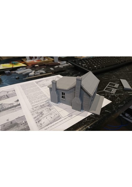 Madenciler Cottage Ho Ölçeği (Sadece Plastik Aparattır!!!) 3D fiyatları