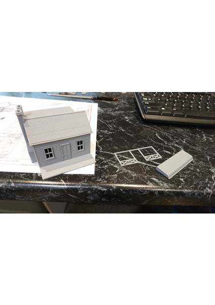Madenciler Cottage Ho Ölçeği (Sadece Plastik Aparattır!!!) 3D modelleri