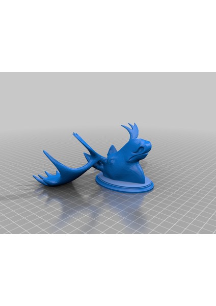 Moose Head Plaket (Sadece Plastik Aparattır!!!) 3D modelleri