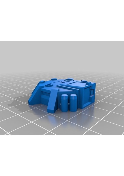 Piyade Sığınağı (Sadece Plastik Aparattır!!!) 3D