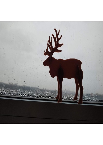 Ren Geyiği Noel Kartı Kiti Daha Kolay Açılır (Sadece Plastik Aparattır!!!) 3D