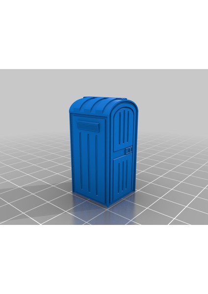 Porta-Potty "royal Flush V4" 1:64 Ölçek (Sadece Plastik Aparattır!!!) 3D