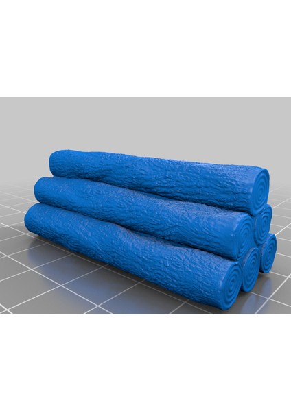 Kütük Yığın Minyatürleri (Sadece Plastik Aparattır!!!) 3D modelleri