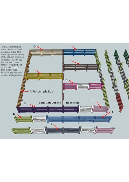 Ho Ölçekli Stockyard (Sadece Plastik Aparattır!!!) 3D modelleri