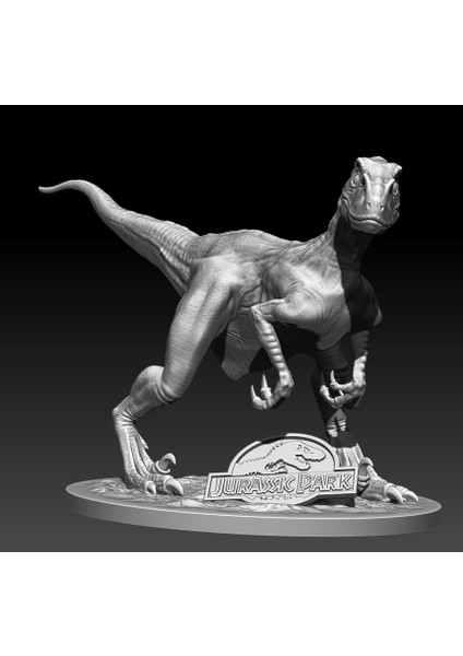 Jurassic Park Velociraptor Heykeli (Sadece Plastik Aparattır!!!) 3D fiyatları