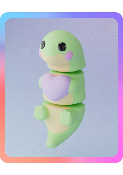 Flexi Dino ve Valentine In Kalp Anahtarlığı (Sadece Plastik Aparattır!!!) 3D fiyatları