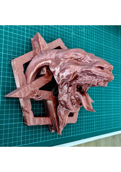 Keçi Head Pentagram (Sadece Plastik Aparattır!!!) 3D modelleri