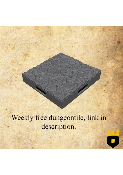 Antik Mezar Standart Tile - 3dlayeredscenery (Sadece Plastik Aparattır!!!) 3D