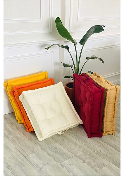 Fransız Yer Minderi 60X60 Puf, Tv Minderi, Balkon Minderi, Palet Minderi, Kış Bahçesi Minderi, Çocuk Minderi, Koltuk Minderi, Koyu Yeşil