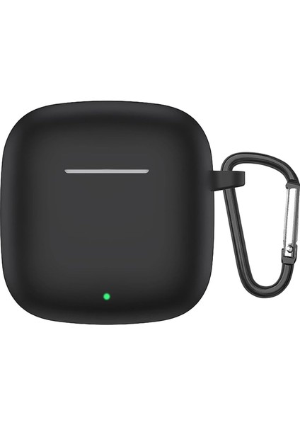 Xiaomi Redmi Buds 3 Kılıf Askılı Mat Silikon Siyah [redmi Buds 3 ile Uyumlu Kılıf - Siyah]