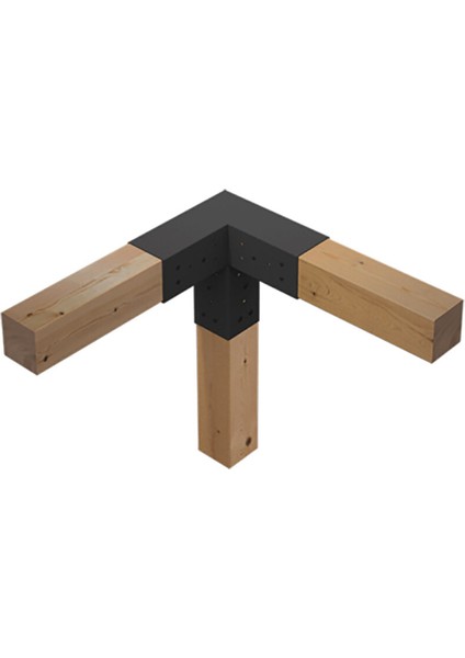 9 x 9 Ahşap Kirişler Için Triflex 3 Kollu Pergola Köşe Kiriş Braketi 2 Parça fiyatları