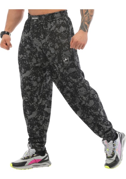 Teknik Kamuflaj Eşofman Şalvar Kesim Body Pantolon