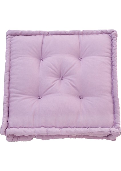 Fransız Yer Minderi 60X60 Puf, Tv Minderi, Balkon Minderi, Palet Minderi, Kış Bahçesi Minderi, Çocuk Minderi, Koltuk Minderi, Lila
