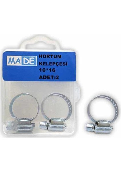 Hortum Kelepçesi 10X16 mm 1 Kutu 2 Adet St-38