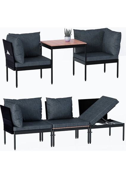 Mini Multilounge Bahçe&balkon Mobilyası