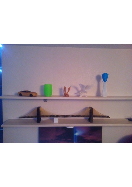 Brooklyn Köprüsü - Büyük (Sadece Plastik Aparattır!!!) 3D modelleri
